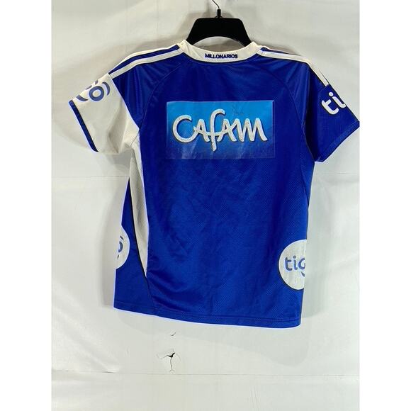 MILLONARIOS Vintage Blue/White FC Colombia 2009 Adidas Soccer Jersey SZ S - Picture 2 of 11